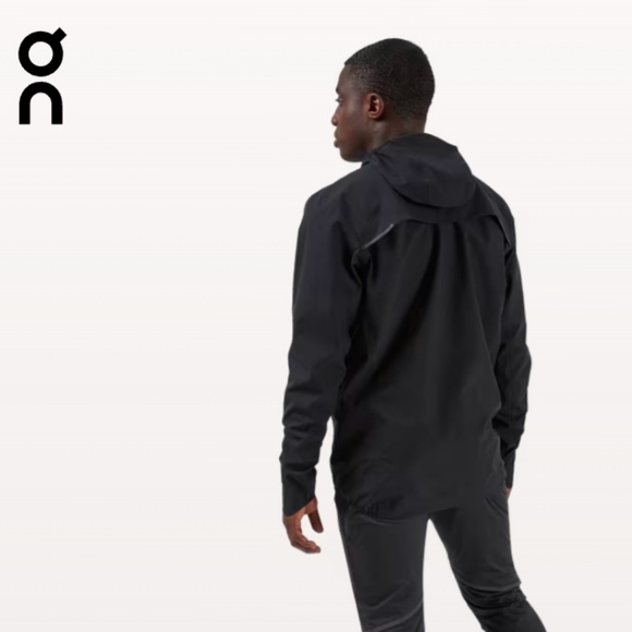 On Running Waterproof Anorak Jacket - Navy - Size Medium - Picture 3 of 8